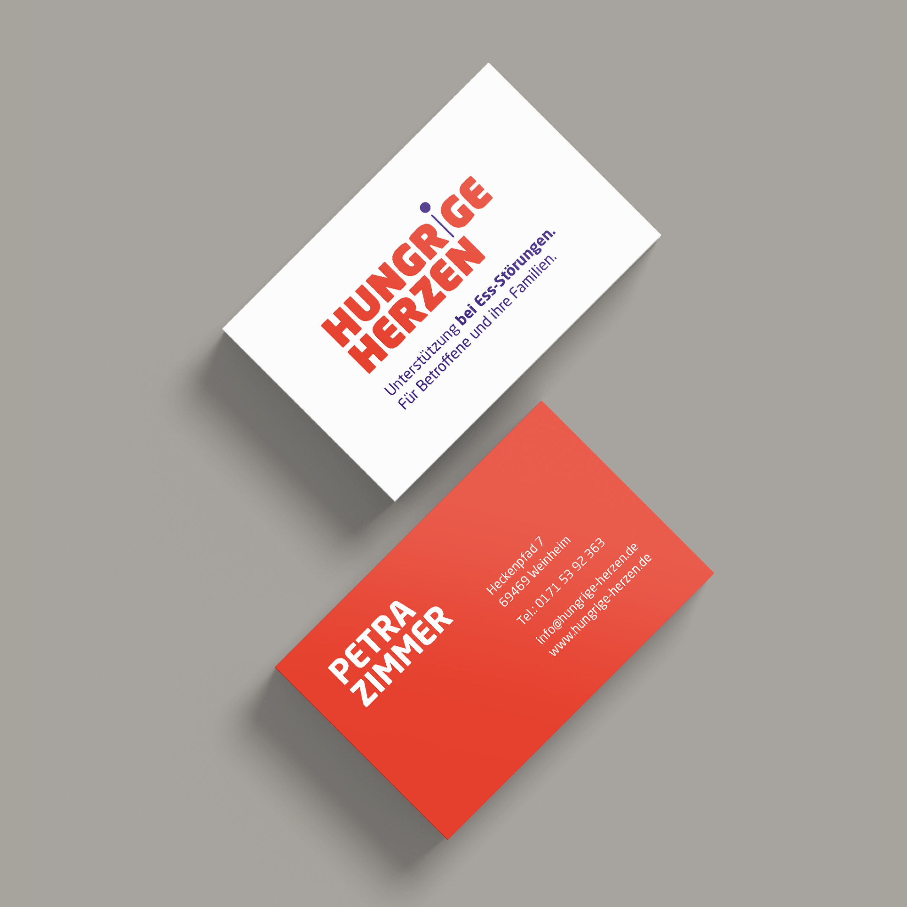 Corporate Design von Hungrige Herzen – Branding für einen Verein zum Thema Essstörungen